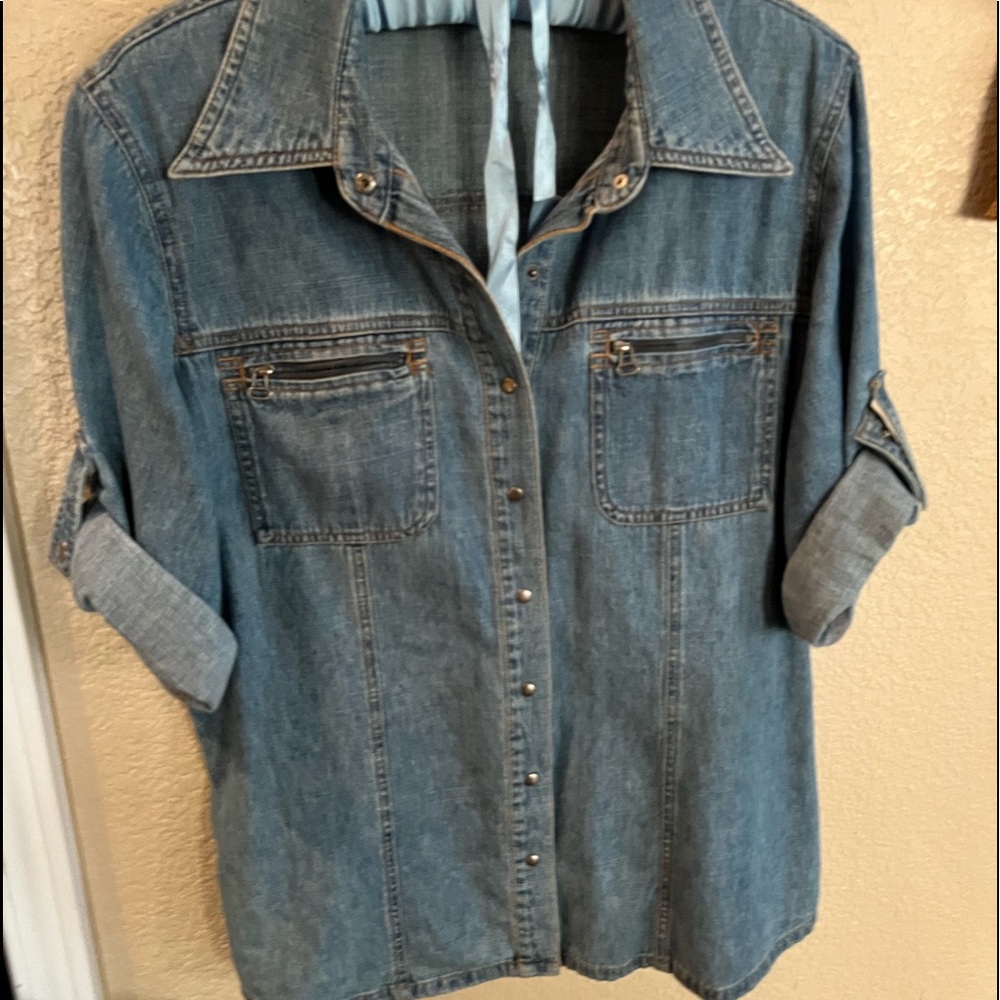 Denim top